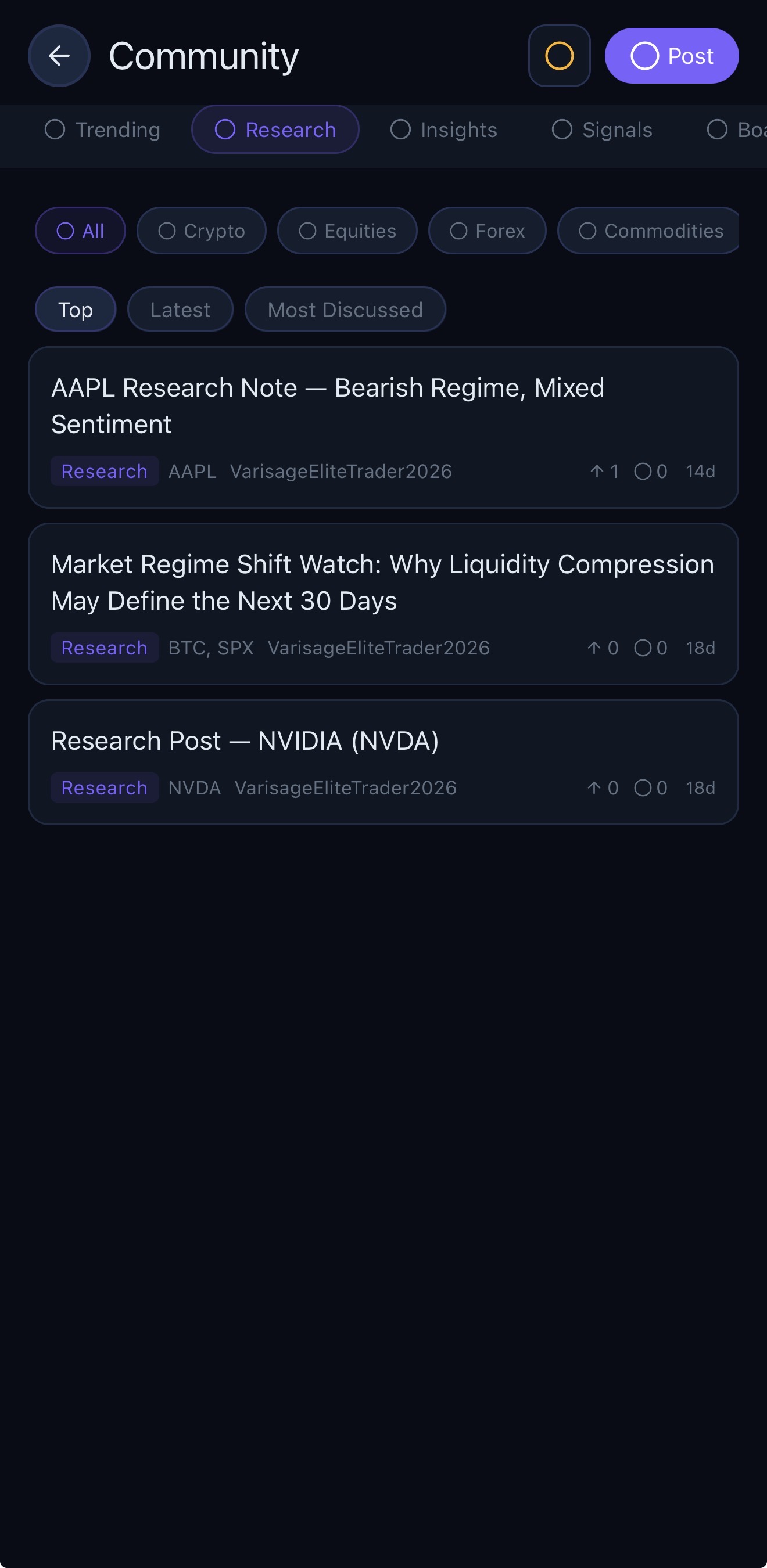 Community Research & Insights